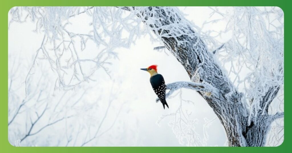 Spiritual Meaning Of Seeing A Woodpecker in Winter