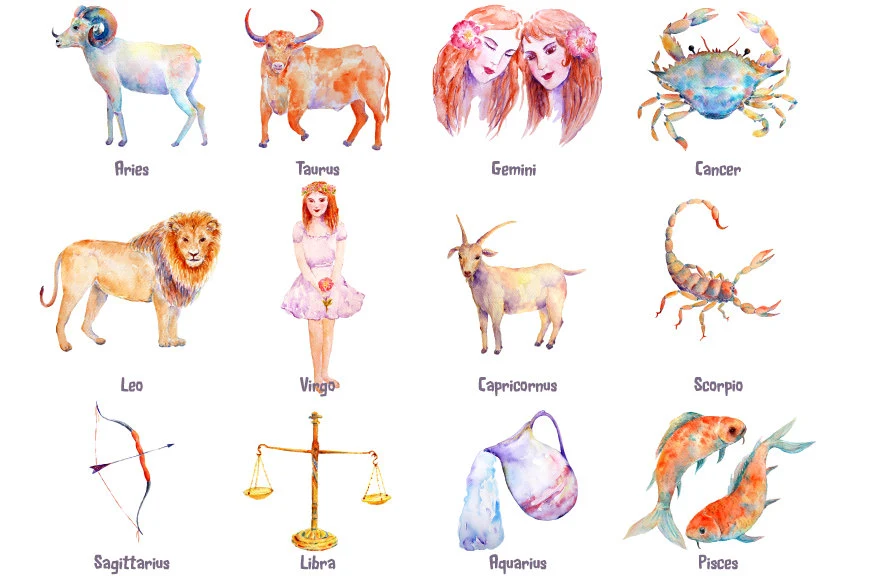Zodiac Symbols Animals